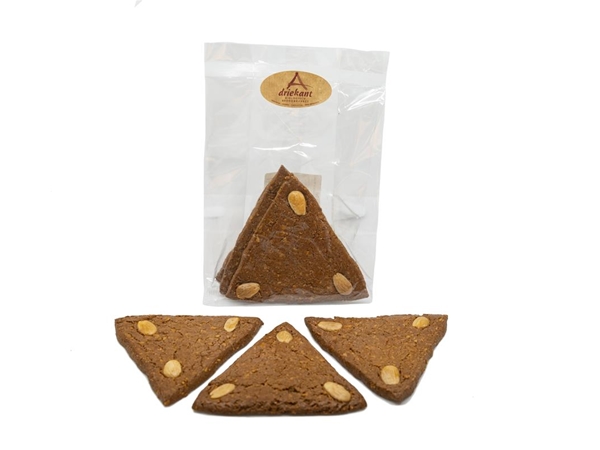Driekant amandelspeculaas 3st