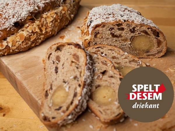 Spelt-desem kerststol graanstroop 1000gr